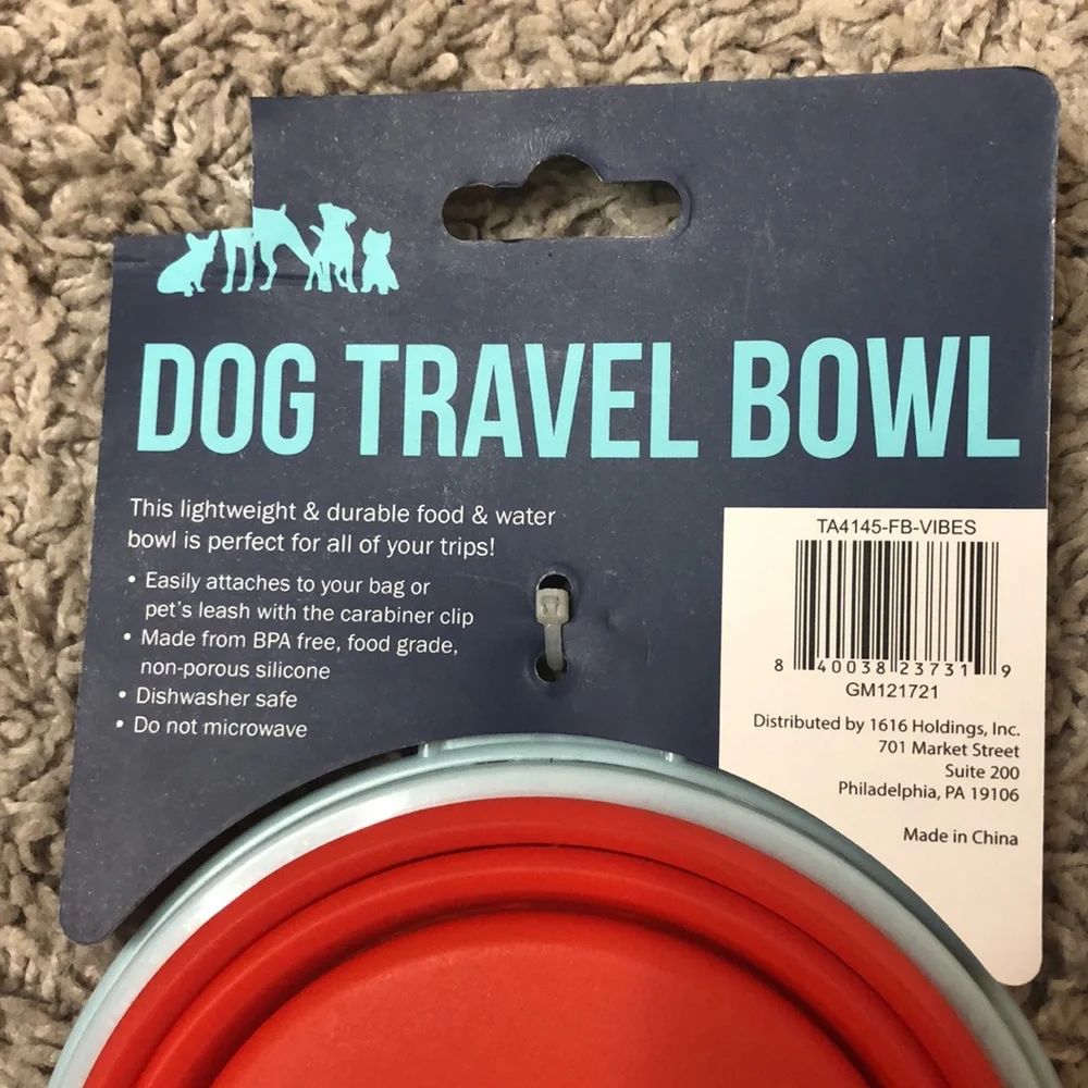 Doggie travel Dish “Good Vibes Only”